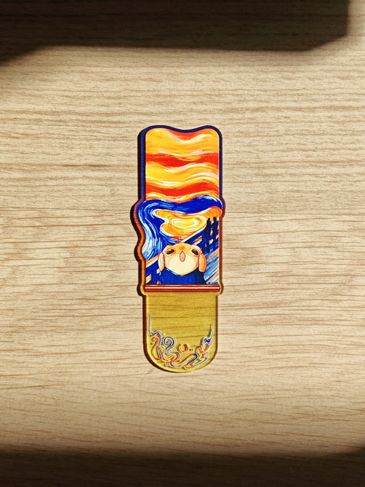 "The Scream" Froggy Bookmark