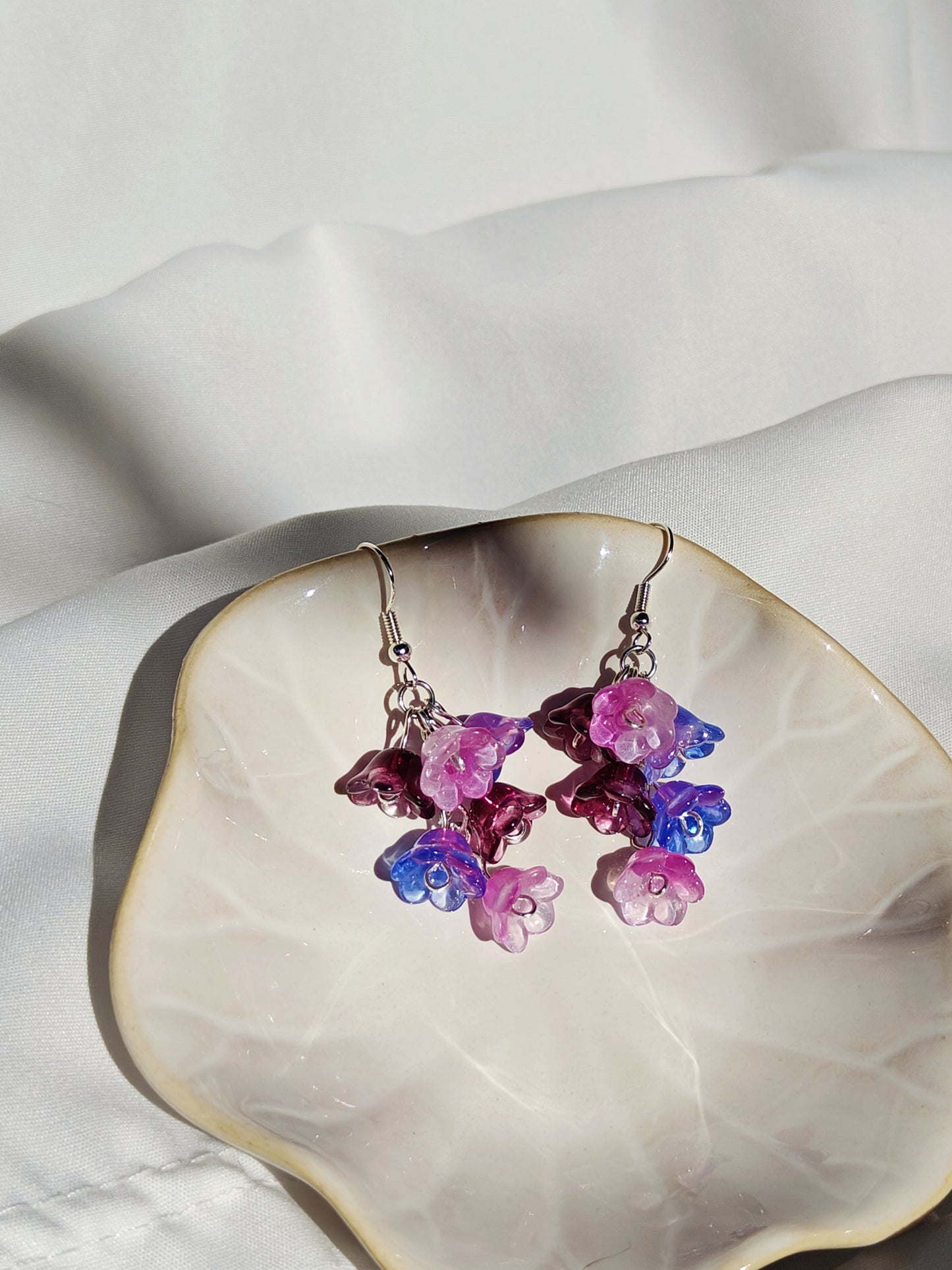 Glass Bouquet earrings