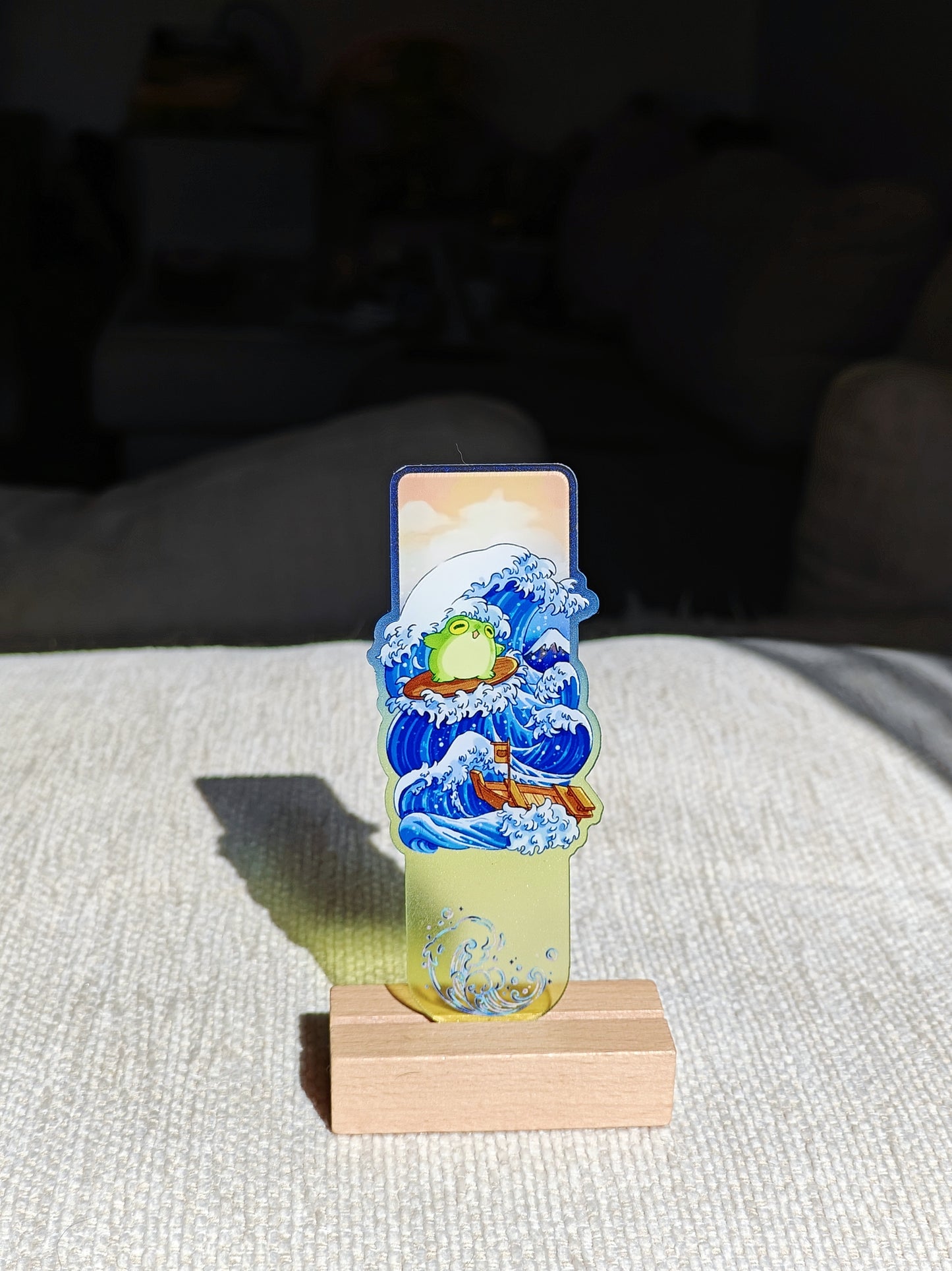 "The Great Wave off Kanagawa" Froggy Bookmark