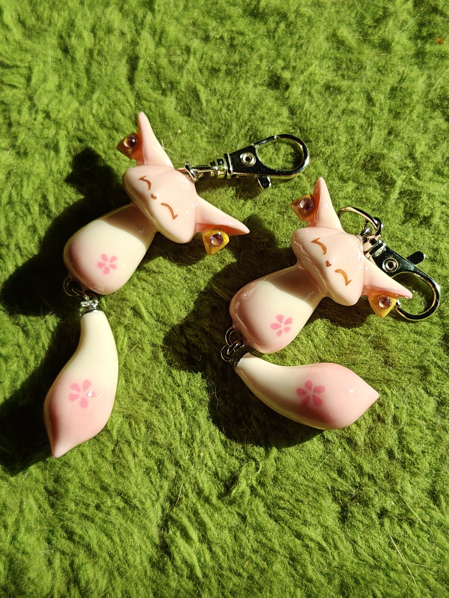 Yae Miko Fox Handmade Clay Keychain