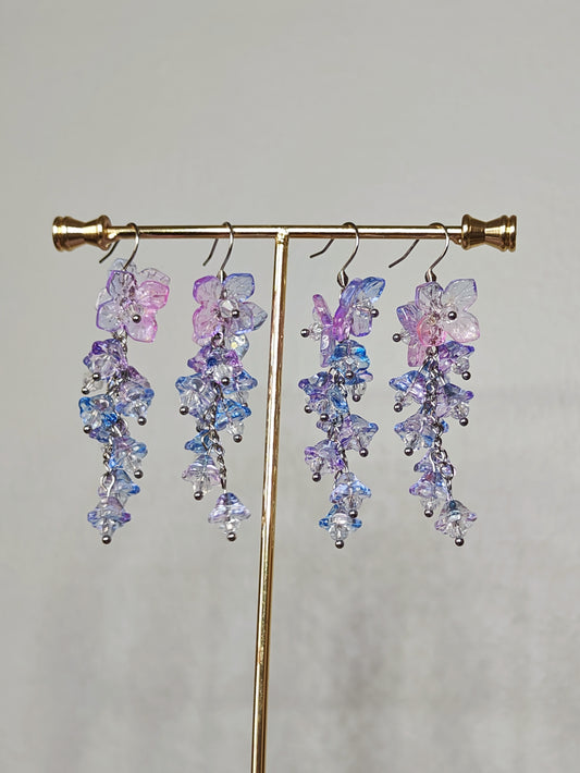 Galactic Bloom Dangle Earrings