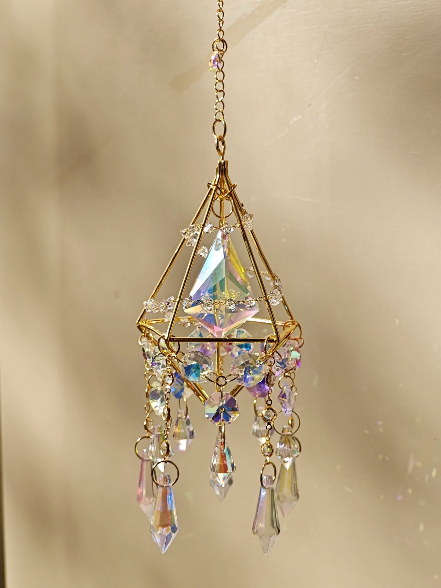 Diamond Cage Sun Catcher