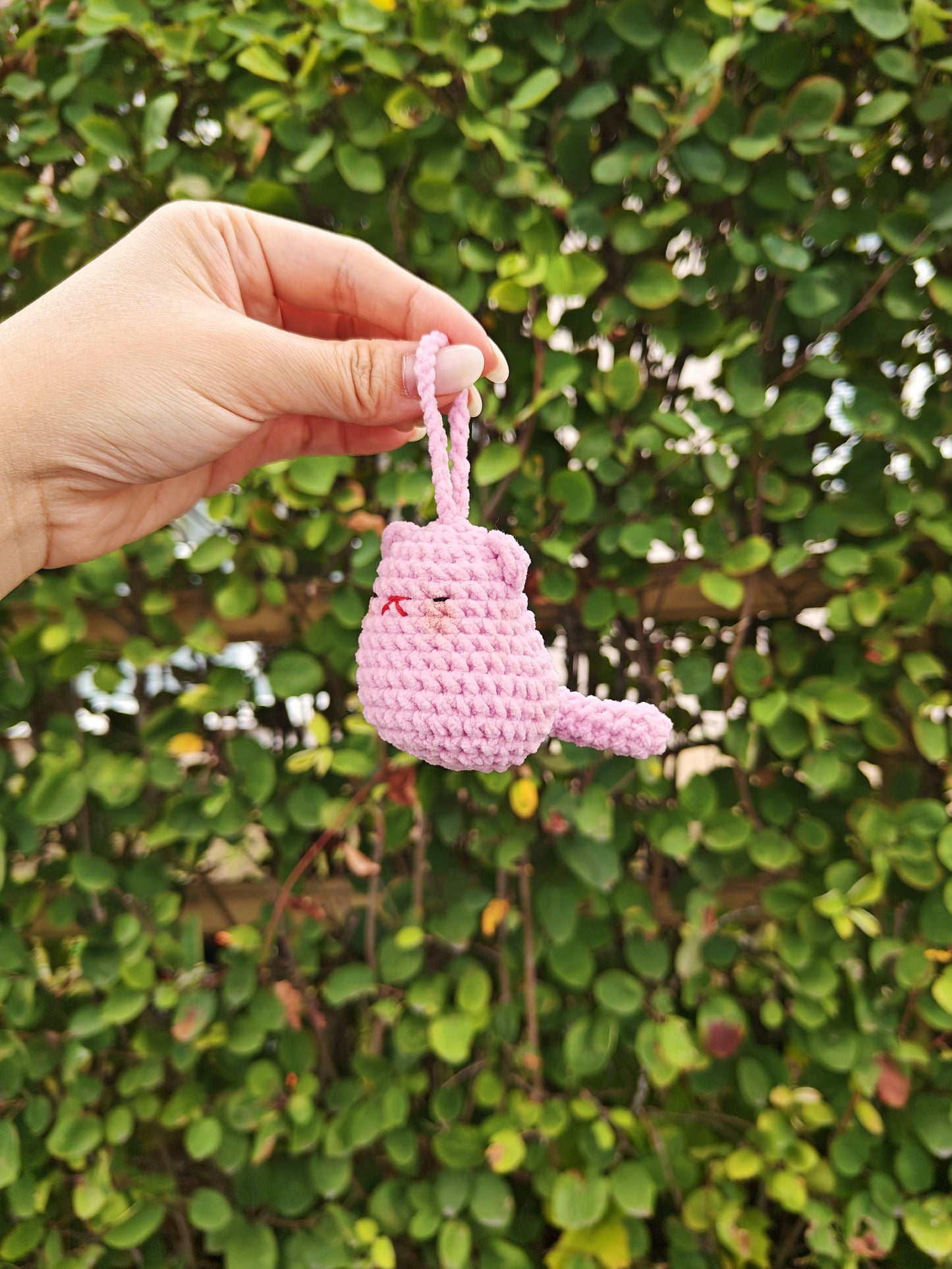 Crochet Pink Cat
