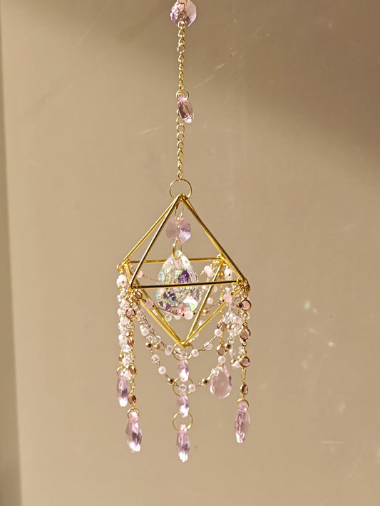 Pearly Rose Sun Catcher