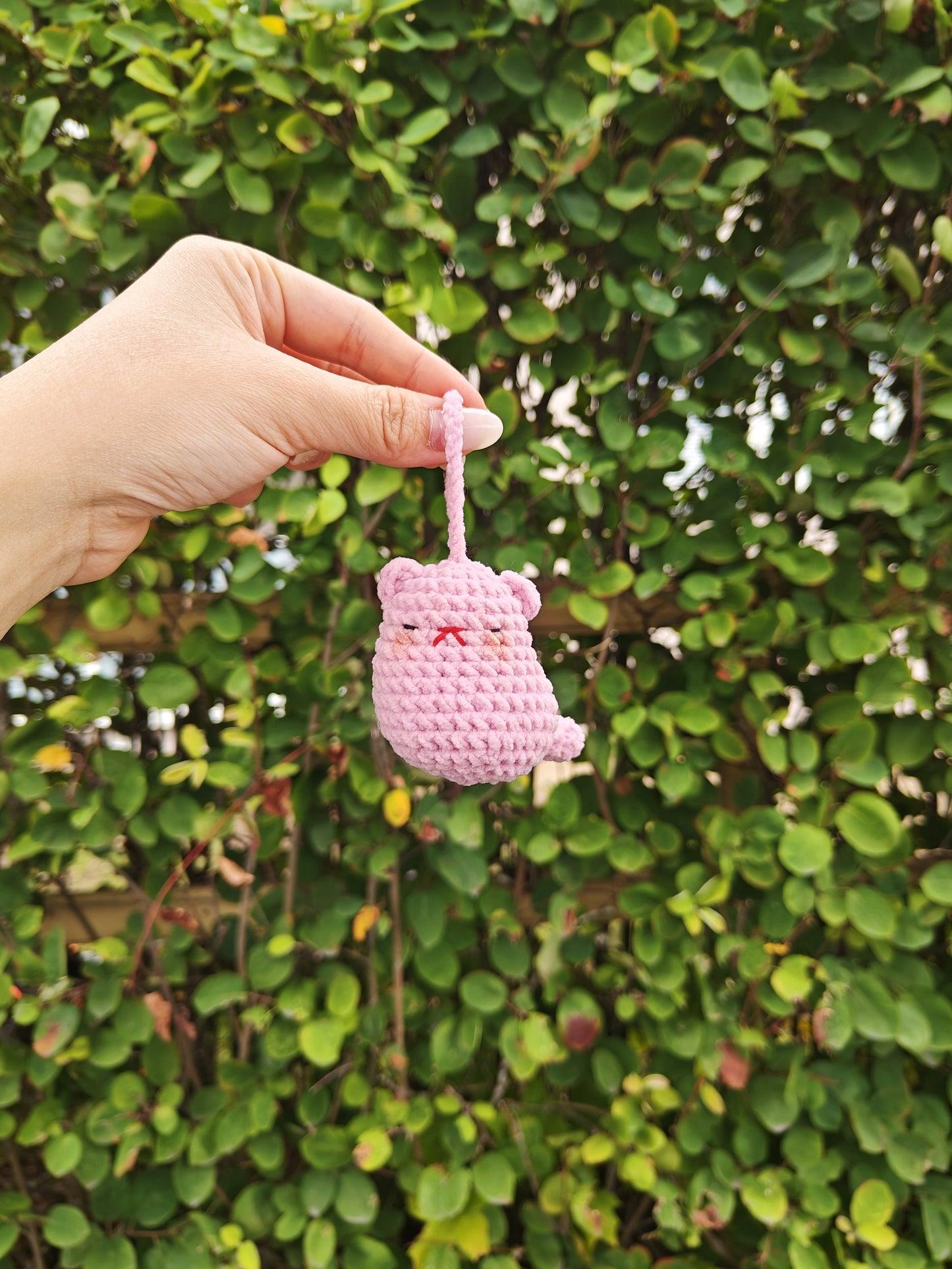 Crochet Pink Cat