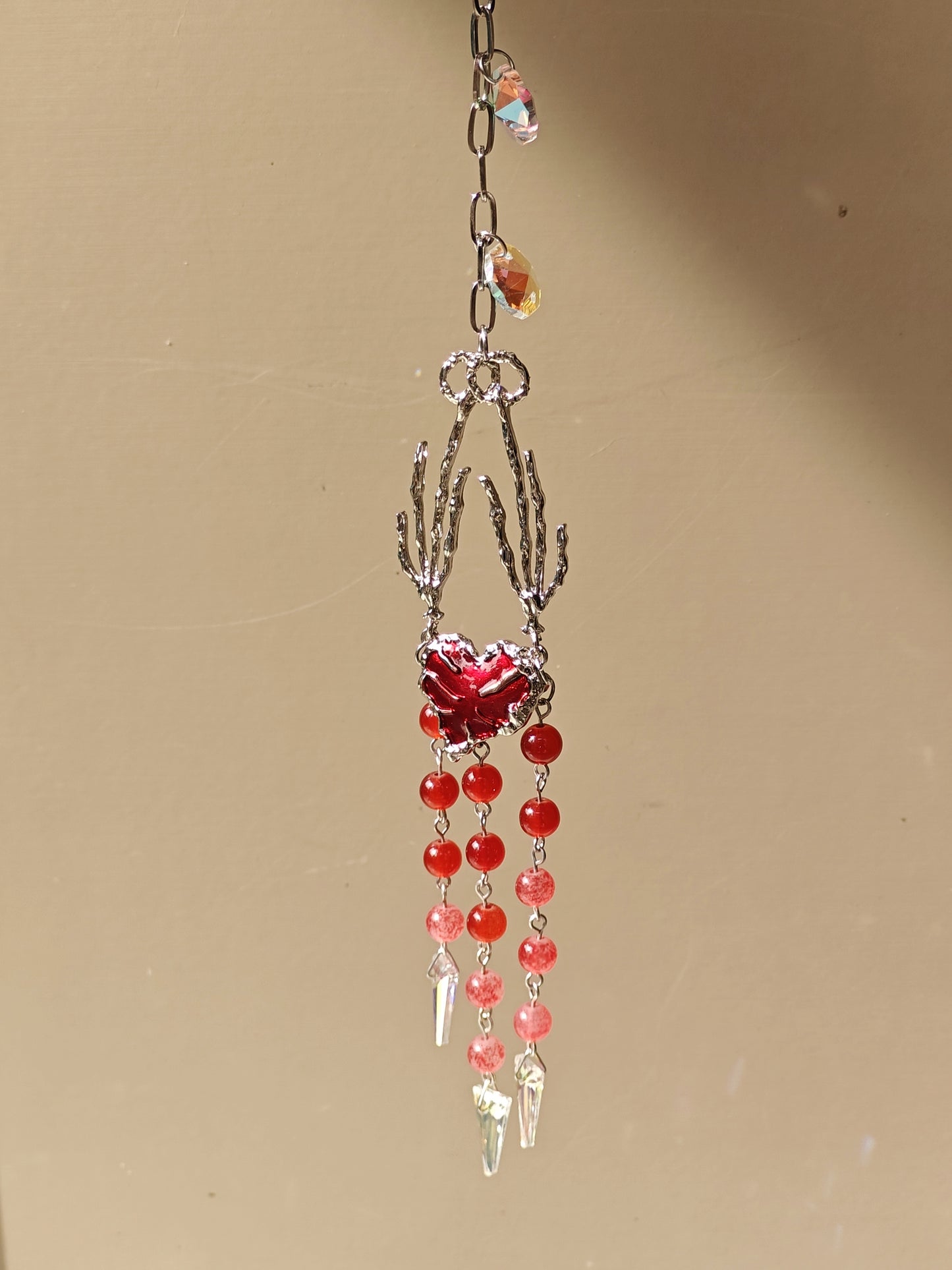 Bleeding Heart Sun Catcher