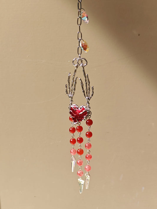Bleeding Heart Sun Catcher