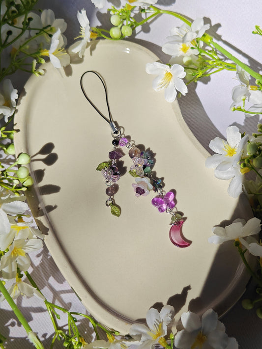 Autumn Moon Handmade Phone Charm