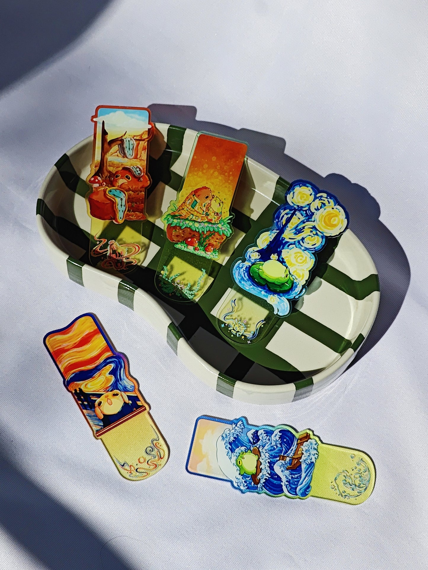 "The Great Wave off Kanagawa" Froggy Bookmark