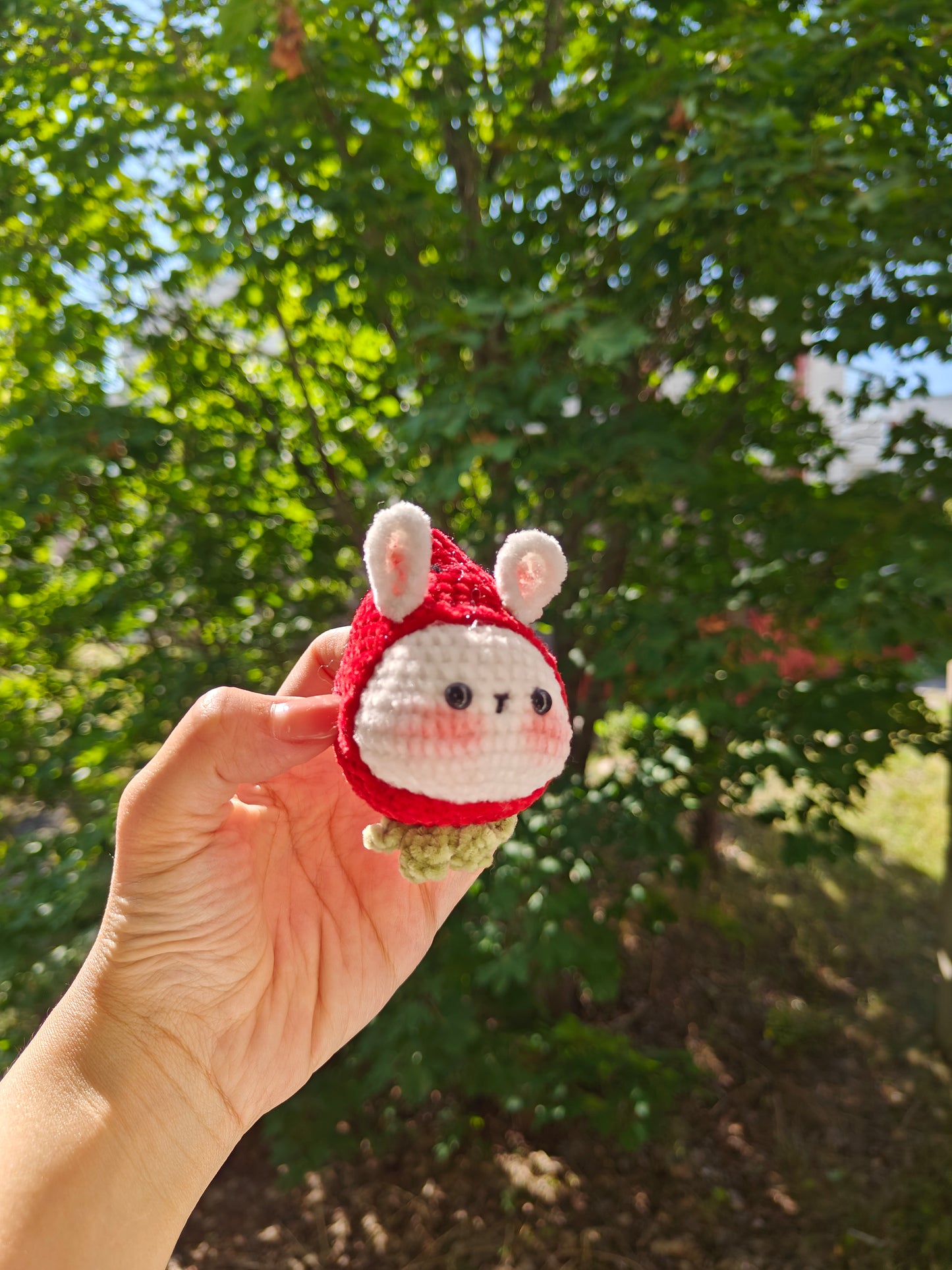 Crochet Strawberry Bunny