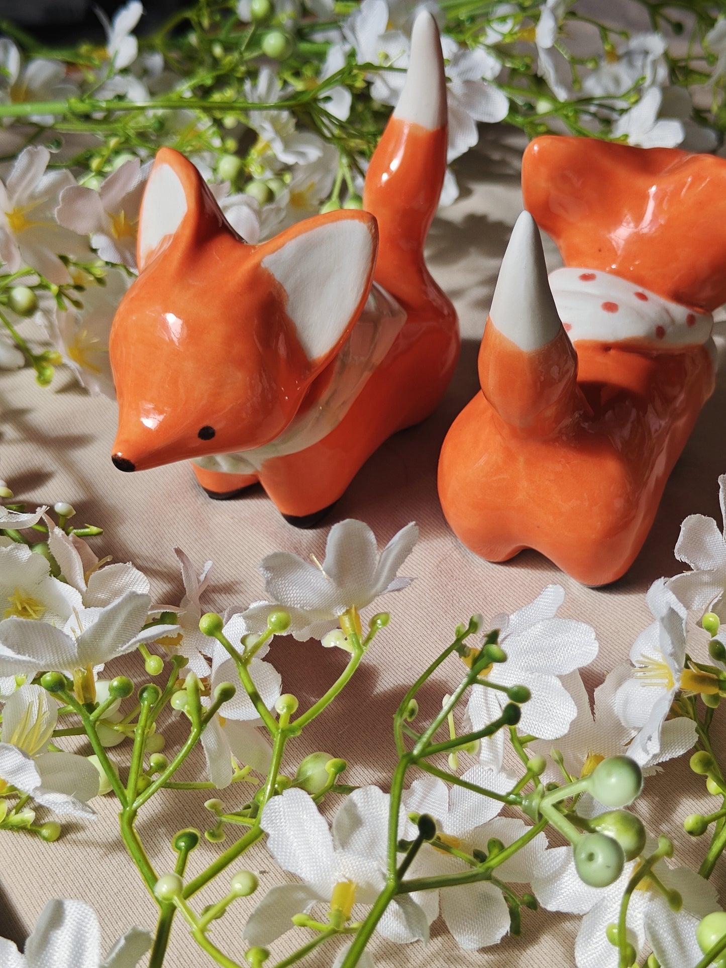 Fox Ceramic Ring Holder