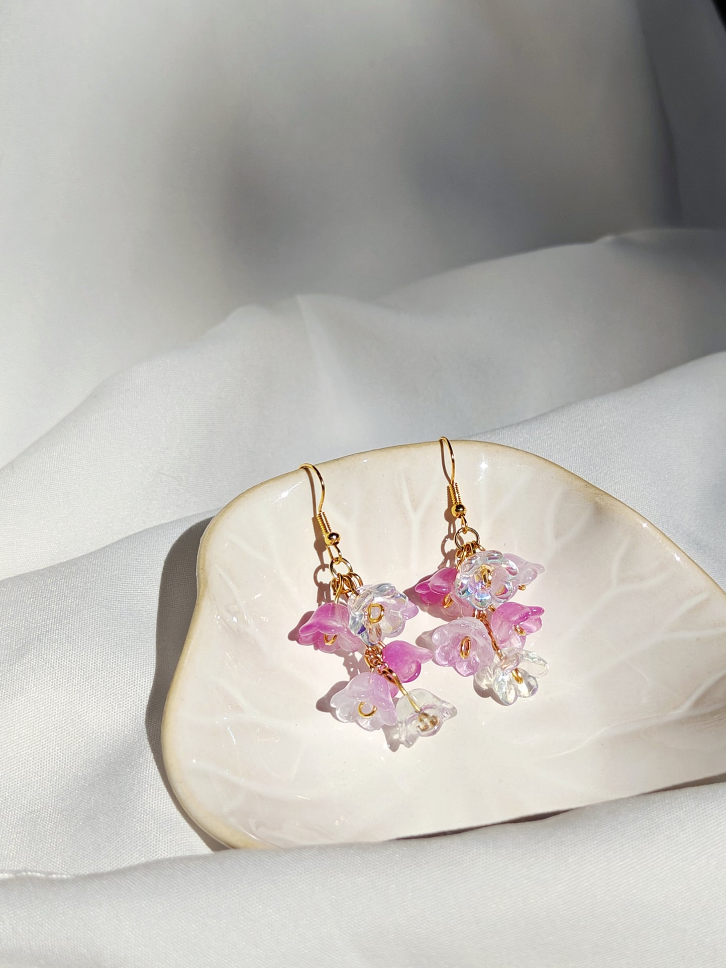 Glass Bouquet earrings