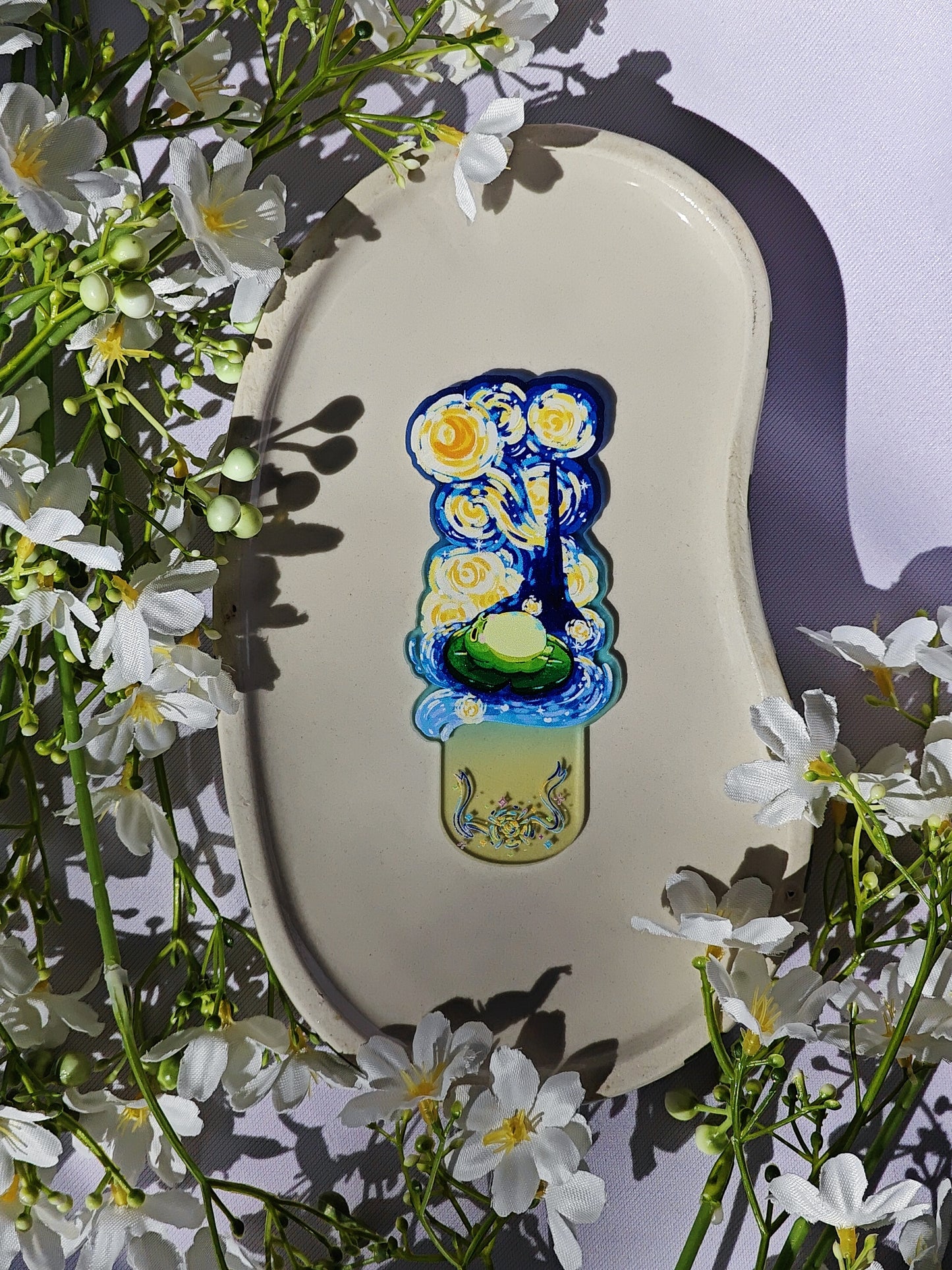"The Starry Night" Froggy Bookmark
