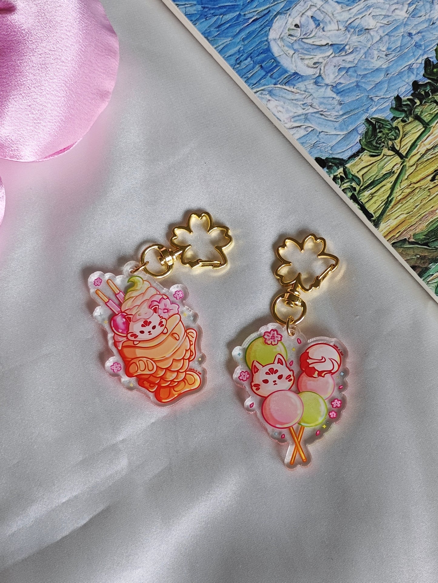 Kitsune Dessert Keychain