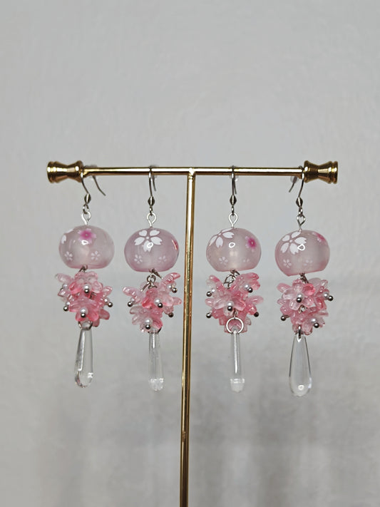 Sakura Wind Chime Earrings