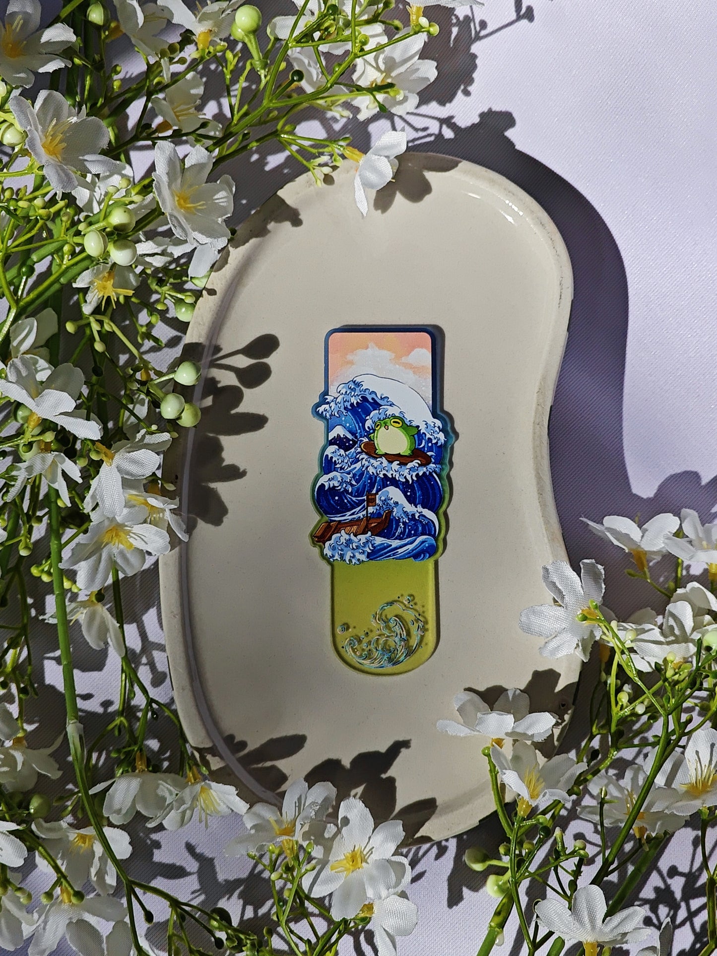 "The Great Wave off Kanagawa" Froggy Bookmark
