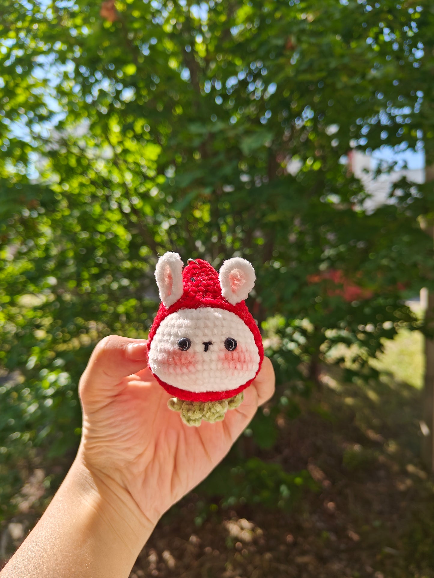 Crochet Strawberry Bunny