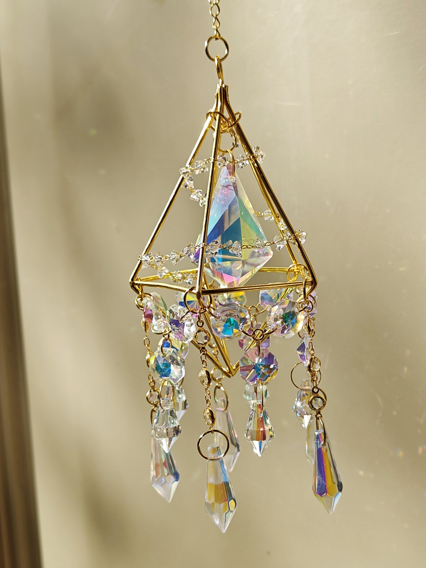 Diamond Cage Sun Catcher