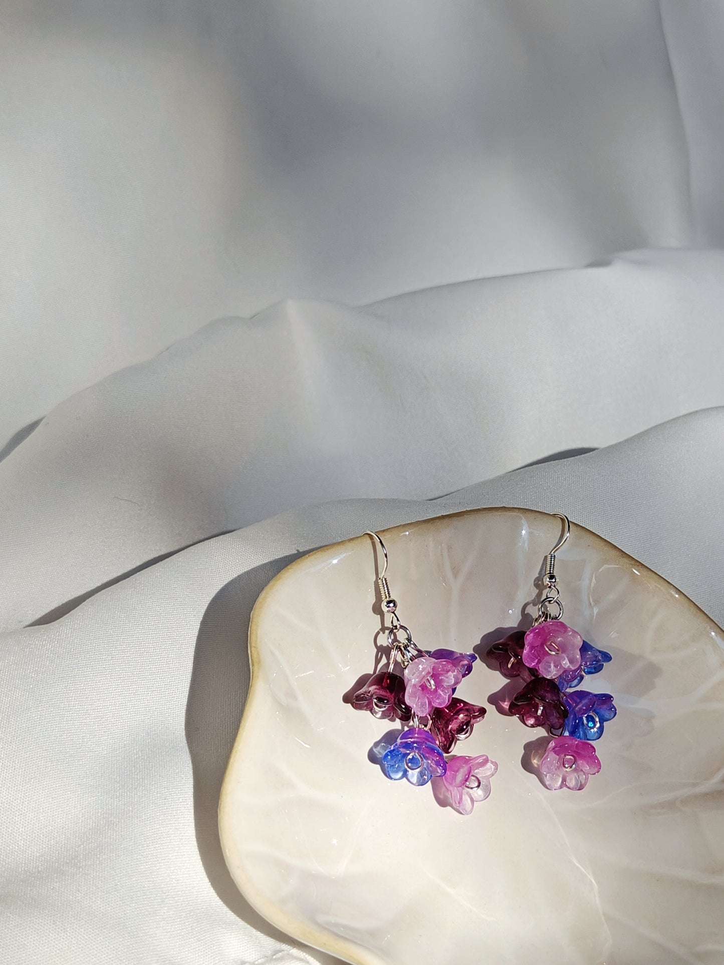 Glass Bouquet earrings