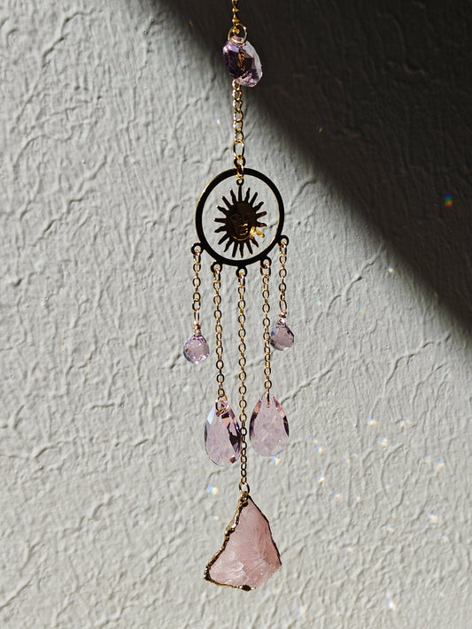 Rose Quartz Sun Catcher
