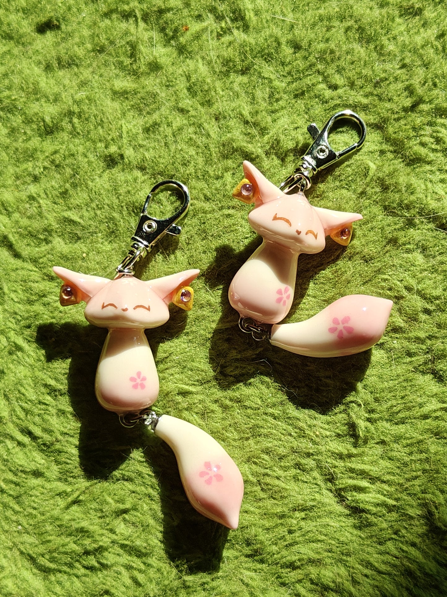 Yae Miko Fox Handmade Clay Keychain