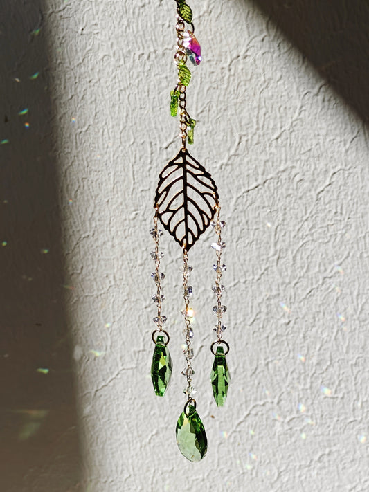 Fallen Leave Sun Catcher