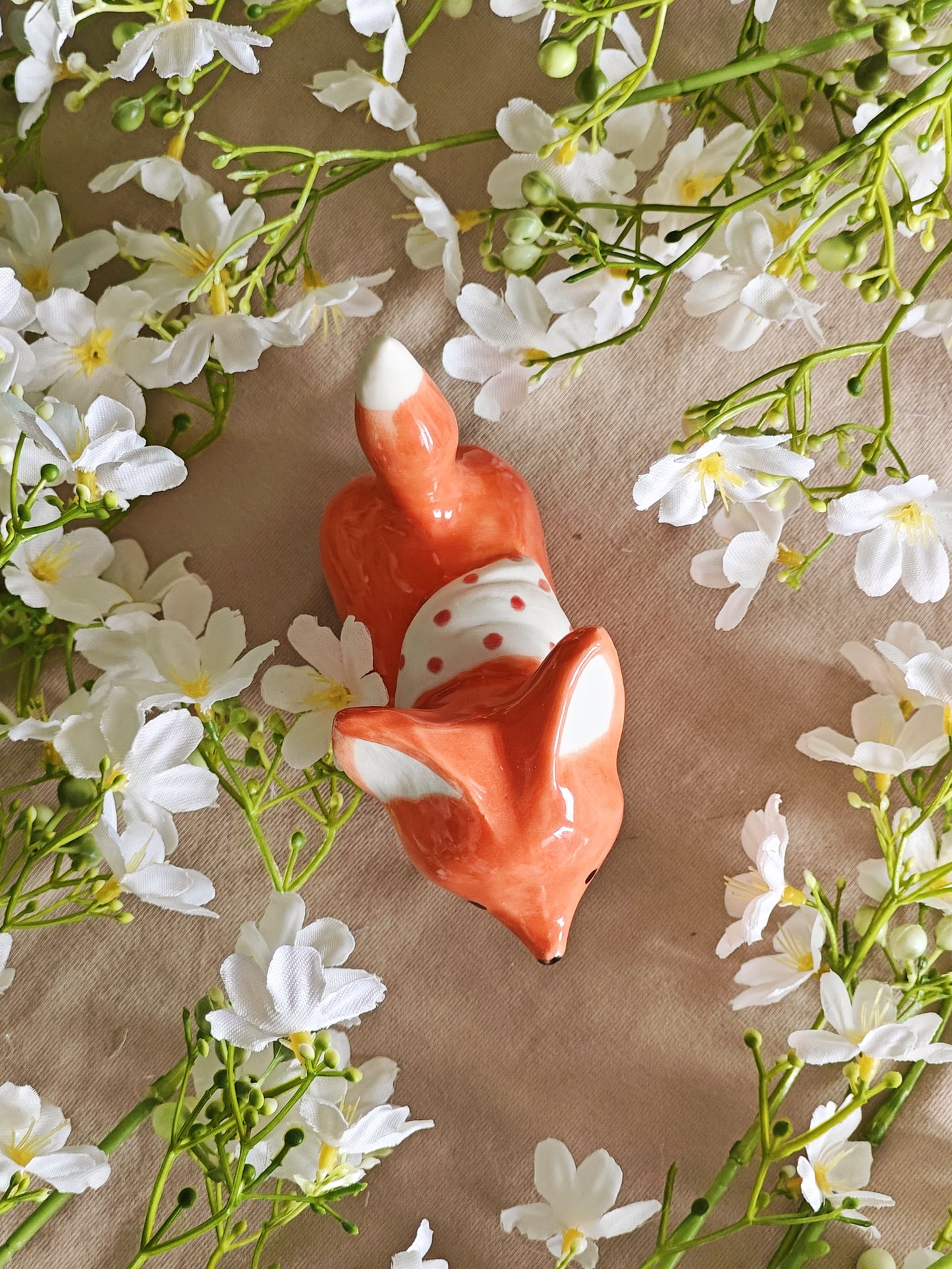 Fox Ceramic Ring Holder