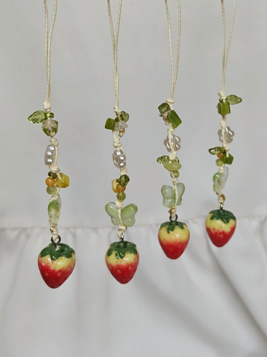 Summer Berry Handmade Phone Charm